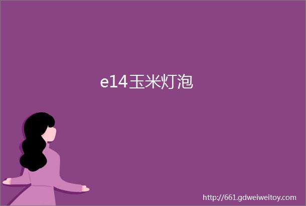 e14玉米灯泡